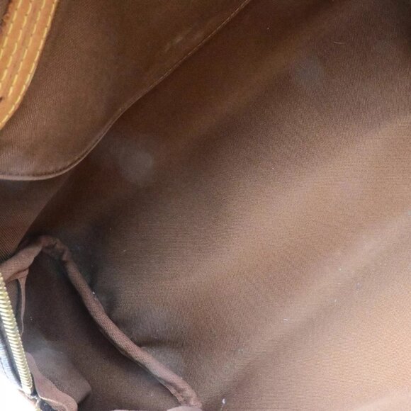 LOUIS VUITTON Montorgueil PM Shoulder Bag Monogram Leather Brown - Picture 15 of 16